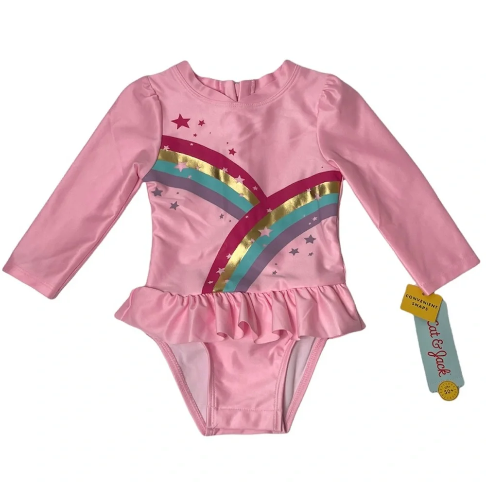 Sun Protection Swimsuit Baby Sun Play Beach Pool SPF 50 Swim Outfit Infant 12 Mo